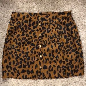 Cheetah skirt